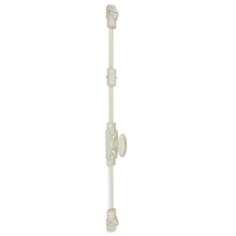 Fausse Crémone À Bouton Rustique Décorative N°5 – Fonte Grise En Gjl200 – Pour Fenêtres Bois, Pvc, Aluminium – Livrée Avec Gâches Et Vis – Fonderie 