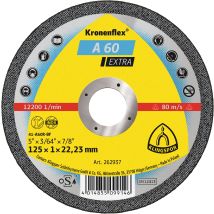 Klingspor Kronenflex A 60 Extra Trennscheiben 125 X 1 X 22,23 Mm Gerade 25 Stück