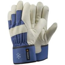 Guantes De Trabajo Tegera 206 Cuero Reforzado Puño De Seguridad