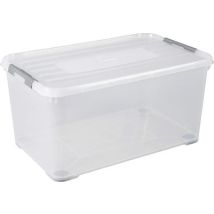 Curver 243857 Caja De Almacenamiento Transparente 800x500x390 Mm