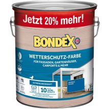 Wetterschutz-farbe Azurblau - Ral5009 3 L - 466802 - Bondex