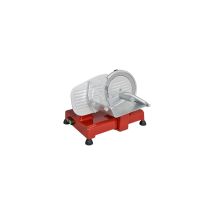 Trancheuse Pro - 110 W - Moteur Asynchrone - Lame 19,5 Cm Inox - Coupe Réglable De 0 À 1,5 Cm-rouge - Kitchenchef