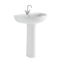 Lavabo Bagno Geberit Colibrì 2 Cm 65 Con Colonna Con Sifone Di Scarico