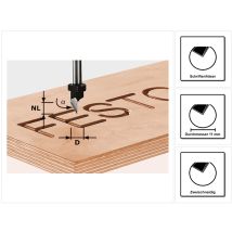 Festool Schriftenfräser Hs S8 D11/60° – 491002
