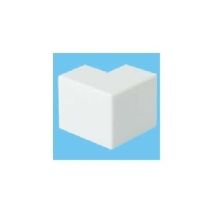 Canaleta y moldura para cables – Esquina exterior blanca 22x10 mm – 03116