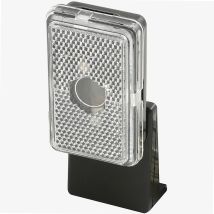 Autobest – Luce di posizione anteriore LED rettangolare 12V – Supporto in gomma – Riflettore omologato bianco