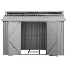 Digiplastics - Haus Aus Aluminium 10'x6' Duramax 323 X 182 X 230,5 Cm Farbe Grau, Von Ezooza