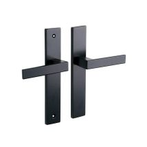 Alpertec - 2 Maniglie Per Porte Nathan/loft Senza Foro Acciaio, Interasse 195 Mm