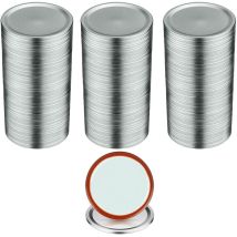 100 Coperchi Per Barattoli Di Conserva, Coperchio Interno Da 70 Mm Per Bocca Del Regolatore, Coperchio Per Barattolo Di Vetro In Metallo Con Anello Di