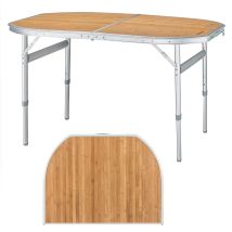 King Camp Bambus-klapptisch 120 X 80 Cm