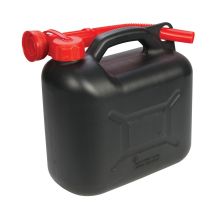Silverline - Plastic Fuel Can 5ltr - Black