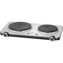 Clatronic - Dkp 3668 271722 Doppia Piastra Di Cottura 2 Regolatori Di Temperatura Indipendenti
