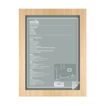 Cornice 30x40 cm in MDF faggio – 2 mm di spessore – Protezione angoli – Grupo Erik