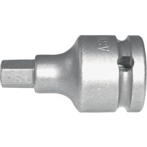 Asw - Kraftschraubersteckschlüsseleinsatz 725 1/2 ′′ Innensechskant Schlüsselweite 10 Mm Länge 55 Mm