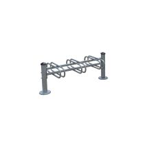 Support cycles 6 emplacements double face – Acier galvanisé – Rangement pour vélo – MERCURE