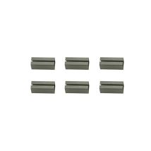 Set Di 6 Guaine In Acciaio Zincato, L.2 X L.0.7 Chrisligne