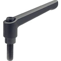 Otto Ganter Gmbh&co.kg - Verstellbarer Klemmhebel Gn 300 D1 M 10 Mm L1 78 Mm L2 63 Mm Außengewinde