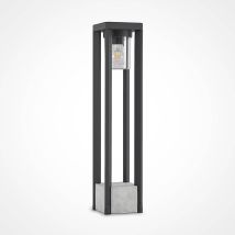 Lucande - Lámpara Para Exterior 'kalisa' En Gris De Aluminio