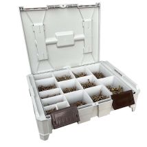 Reisser Ssc1 2115pc Crate Mate Case With 14 Sizes Of Cutter Screws - Csk Pozi Zyp Wood Screws
