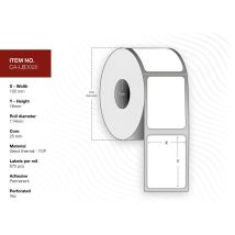Capture - Label 102x76, Core 25, Ca-lb3026