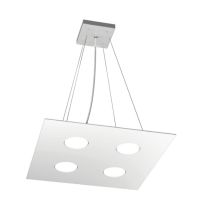 Lampadario Moderno Top Light Area 1127 S4+2 Gx53 Led Biemissione Metallo Sospensione