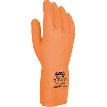 Juba - Orangefarbener Arbeitshandschuh Aus Latex/neopren, Größe 8