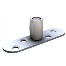 Mantion - Untere Führung Mit Olive Nylon Auf Anschraubplatte - Für U 25x17 Mm - 1102