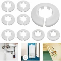 Rosemary - Jorrrt Rosette Radiator Hose Cover For Radiator Heating Plumbing Floor Wall Hole Cover,10 Pcs (radiator Hose Cover)