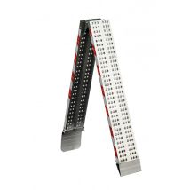 Hailo - Klappbare Rampe Aus Alu - Länge 250cm, Breite 20cm, Rutschfest, Leicht - 9474-611
