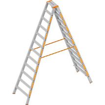 Layher - Escalera Tipo Tijera Acceso Por Ambos Lados 2 X 12 Peldaños