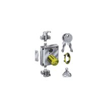 Serratura a stelo No. 7020 in Acciaio – 30 mm – Compatibile con profili di 8 mm – JUNIE