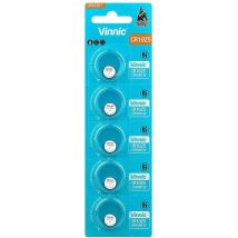 Batteria Vinnic Cr1025 Litio 3.0 V 10 Mm X 2.5 Mm