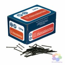 Chiodi Acciaio Cm 3 4 5 6 Acciaio Temperato Nero Testa Bombata Ferraponte Kg 2.5 - Taglia: 3