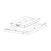 Akpo - Płyta Ceramiczna Pka 30 830/2 Czarna