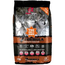 Alpha Spirit – Croquettes pour chien 3 kg – 45% viande de porc, 25% poulet, 10% poissons – Nutrition naturelle