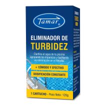Eliminador de turbidez para piscina – Cartucho 120 g – Floculante para agua cristalina – Tamar