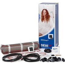 Plancher chauffant électrique DEVI – 750 W – Surface d'action, Puissance, Largeur, Classe efficacité énergétique