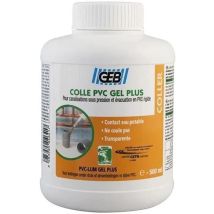 Geb Cola Pvc Gel Plus Blanco Bote Plástico 500 Ml