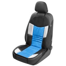 Couvre-siège Hunt bleu – Velours et mesh respirant – Rembourrage mousse 16 mm – CARCOMFORT
