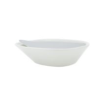 Spirella – Caja de algodón Cerámica mate ESSOS Dove – 18,7 x 6,3 x 16,6 cm – Accesorio elegante para baño