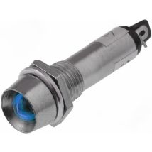 Led Pilota 24vdc Blu Foro 8,2mm W/ Dado Ind8-24b-b