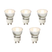 5er-set Gu10 Dimmbare Led-lampen 35mm 4w 200 Lm 2700k