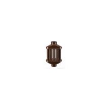 Intercambiador de porcelana D 10 x H 50 cm marrón clásico – Certificado EN 1856-2, EN 1443 – Resistencia T600 – Espesor 0,6 mm