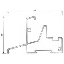 Duval Bilcocq - Davanzale In Legno Con Incastro Su Anta Bilcocq - 58 X 88 Mm - Pb58jo2