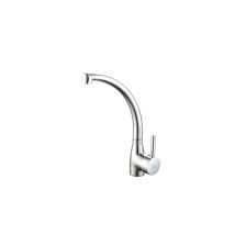 Grifo de cocina monomando serie Ter – Caño alto giratorio – Material: Latón – Acabado: Cromo – Dimensiones: 30,50 x 18,50 x 4 cm
