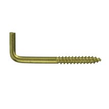 Schraubhaken 2,8 x 30 mm – Messing – 20 Stück