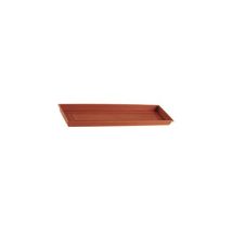 Plato de plástico rectangular 55 cm para jardineras Gardenia – Soporte para macetas – Diseño duradero y funcional