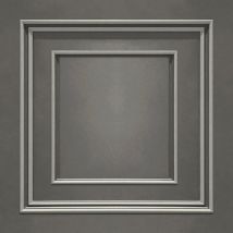 Belgravia Decor - Silver Grey Belgravia Textured Wood Panelling Effect Vinyl Wallpaper Metallic