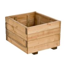 Rustica Kiefer Blumenkasten 40x40xh27cm Forest Style