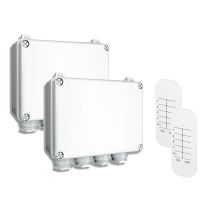 SMARTWARES Funk-Dreifachschalter 2er Set – Fernbedienung – IP55 – 3 x 400 Watt – 230 V – Reichweite 25 m